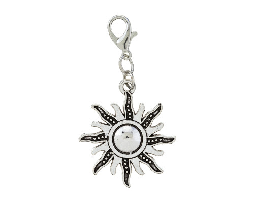 Cardinal Pens Journal Charm - Silver, Sunburst