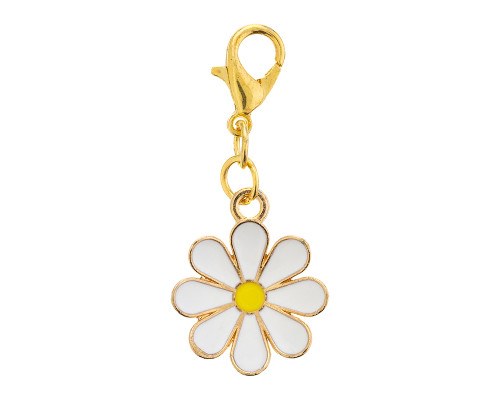 Cardinal Pens Journal Charm - Gold, Daisy
