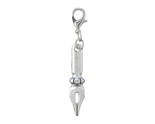 Cardinal Pens Journal Charm - Silver, Nib