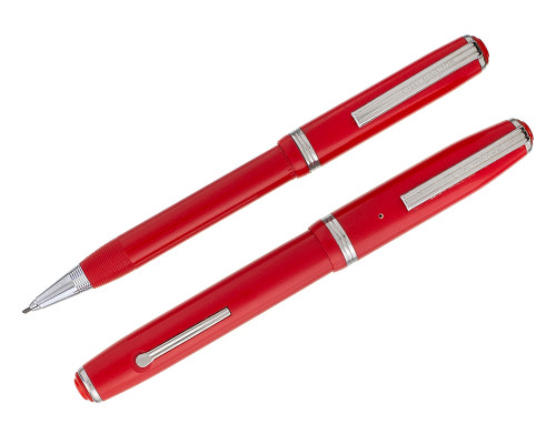 Esterbrook Purse Pen and Mechanical Pencil Set - Tempo Red, 1551 Fine Nib (2025-0930-01)