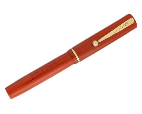 Sheaffer 3-25 Flat Top - Orange, 14kt Fine Nib (2026-0930-02)