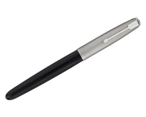 Parker 51 Aerometric Fountain Pen - Black, 14kt Fine Nib (2026-1012-08)