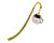 Cardinal Pens Bookmark - Gold, Cat in a Cup