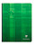 Clairefontaine Classic Clothbound Notebook - 6.75 x 8.75, French-Ruled - Assorted - Green