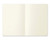 Midori MD Notebook Journal Codex - A5, Blank - Ivory - Open