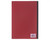 ProFolio Oasis Notebook - B5, Red - Back