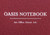 ProFolio Oasis Notebook - B5, Red - Front