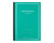 ProFolio Oasis Notebook - B5, Wintergreen
