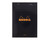 Rhodia No. 16 Staplebound Notepad - A5, Blank - Black