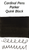 Parker Quink Permanent Black Ink Cartridges (5 Pack) - Ink Swab