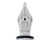 TWSBI Diamond 580 Nib Unit - 1.1mm Stub - Closeup