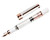 TWSBI Diamond 580 Fountain Pen - White Rose Gold - Open
