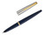 Parker 45 Fountain Pen - Dark Blue, Steel Medium Nib (2025-0701-260) - Open