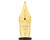 Esterbrook #6 Steel Nib Unit - Gold, Broad - Close Up