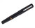 Franklin Christoph Model 19 - Black with Brown Bands, Steel Fine Italic Nib (2025-0701-492)