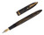 Sheaffer Balance Vac Filler - Brown Stripe, 14kt Fine Nib (2025-0701-508) - Open