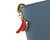 Cardinal Pens Bookmark - Gold, Cardinal - In Book