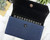 Girologio 12 Pen Case Penfolio - Denim Blue Cotton - Open
