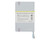 Maruman Mnemosyne N868 Journal - A6, Dot Grid - Light Grey - with Band Back