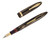 Sheaffer Balance Skyboy Lever Filler - Brown Stripe, 14kt Fine Nib (2025-1108-02) - Open