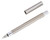 Faber-Castell Neo Slim Fountain Pen - Stainless Steel Matte - Open