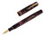 Mabie-Todd Swan Fountain Pen - Burgundy Marble, 14ct Soft Fine Nib (2025-1202-05) - Open