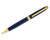 Caran d'Ache Leman Ballpoint Pen - Blue with Gold Trim (2025-1213-11)