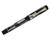 Parker Duofold Mosaic Fountain Pen - Black with Silver Trim, 18kt Medium Nib (2025-1213-26)
