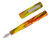 Hardy Penwrights Fountain Pen - Style 28, Yellow and Red Swirl, Steel Medium Nib (2026-0129-34) - Open