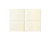 MD Notebook - A7, Lined - Ivory - Open