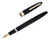 Sheaffer Admiral Snorkel Fountain Pen - Black, 14kt Fine Nib (2026-0617-13) - Open