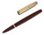 Parker 51 Double Jewel Vacumatic Fountain Pen - Cordovan with Gold Fill Cap, 14kt Fine Nib (2026-0617-16) - Open
