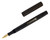 Waterman 52 Lever Filler Fountain Pen - Black Chased Hard Rubber, 14kt Medium Nib (2026-0617-35) - Open