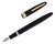 Sheaffer Special Snorkel Fountain Pen - Black, Palladium Fine Nib (2026-0617-36) - Open