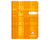 Clairefontaine Classic Staplebound Notebook - 6.5 x 8.25, Lined - Assorted - Yellow