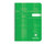 Clairefontaine Classic Wirebound Notebook - 6.5 x 8.25, Graph - Assorted - Green