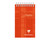 Clairefontaine Classic Wirebound Notepad - 3.25 x 5.5, Graph - Assorted - Red