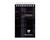 Clairefontaine Classic Wirebound Notepad - 3.25 x 5.5, Lined - Assorted - Black