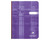 Clairefontaine Classic Clothbound Notebook - 6 x 8.25, Graph - Assorted - Purple