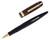 Wahl-Eversharp Skyline Demi Fountain Pen - Black, 14kt Medium Stub Nib (2026-0617-46) - Open