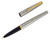Parker 45 Flighter Fountain Pen - Stainless Steel, 14kt Broad Nib (2026-0617-51) - Open