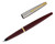 Parker 45 Fountain Pen - Burgundy, Steel  Medium Nib (2026-0617-53) - Open