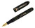 Remington Fountain Pen - Black with Yellow and Blue Swirl, Steel Broad Nib (2026-0617-64) - Open