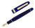 Platinum 3776 Century Fountain Pen - Chartres Blue with Gold Trim, 14kt C Nib (2026-0702-06) - Open