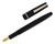 Osmiroid 65 Fountain Pen - Black, Steel Italic EF Straight Nib (2026-0709-06) - Open