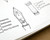 The Well-Appointed Desk Nibs & Ink Clear Stamp Set - Close Up
