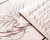 Bird Flourish Stationery Set, Master's Collection - Rose - Close up 2
