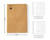 Lochby A5 Notebook -  6 Month Planner - Dimensions