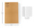 Lochby Pocket Notebook -  Graph - Dimensions