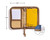 Lochby Mini Pocket Journal - Harbor - Dimensions